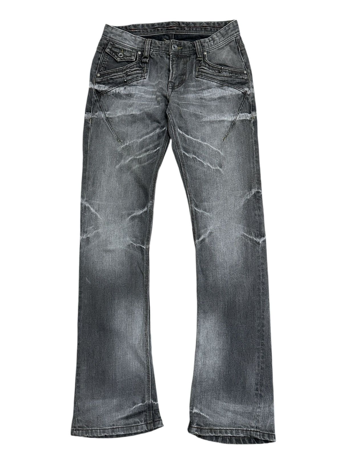 Nicole Club For Men Whiskers Flare Claw Mark Flare Jeans