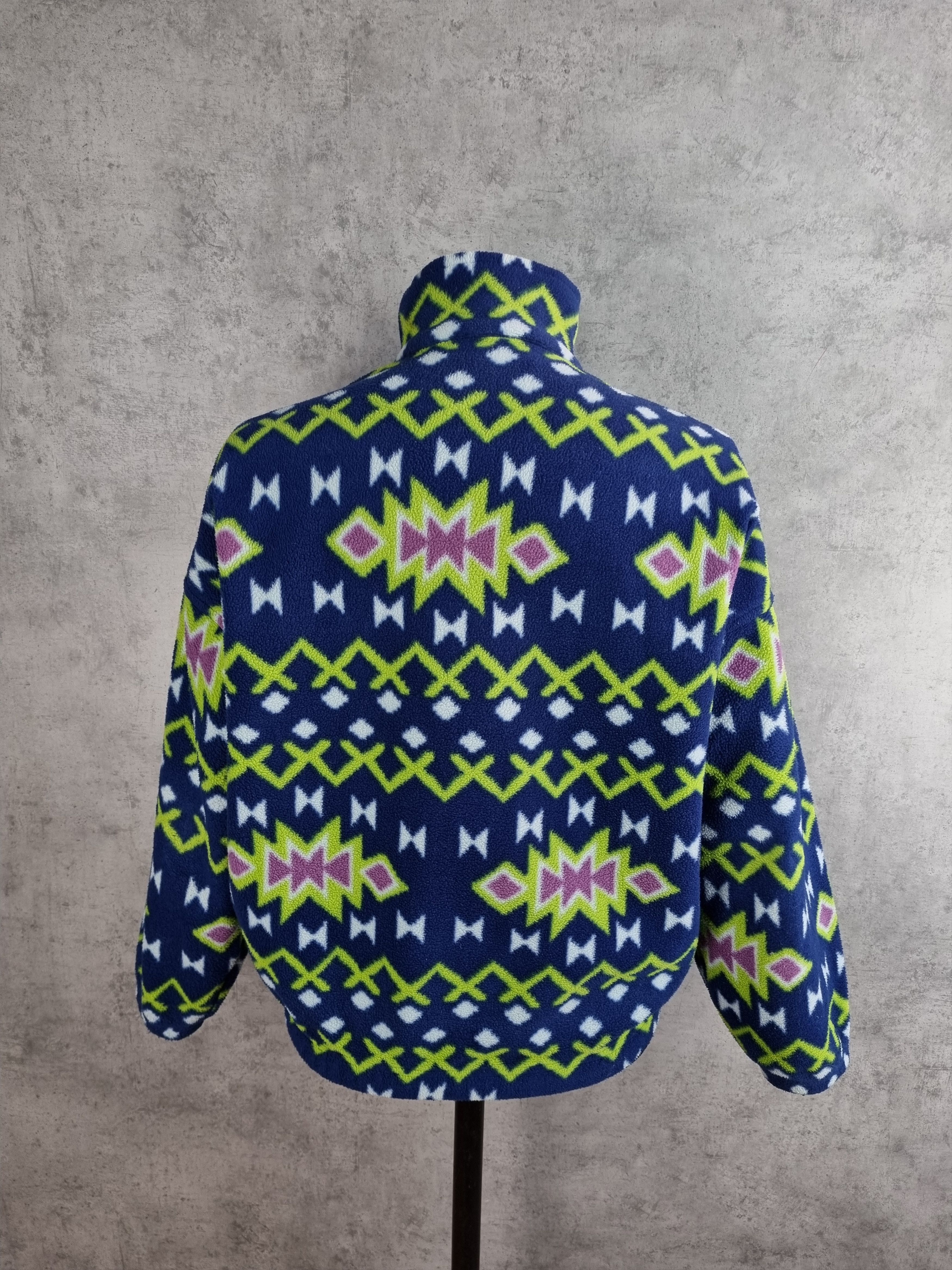 Kappa × Vintage 80s Rare Navajo Design Kappa Fleece Pullover Size US L / EU 52-54 / 3 - 6 Thumbnail