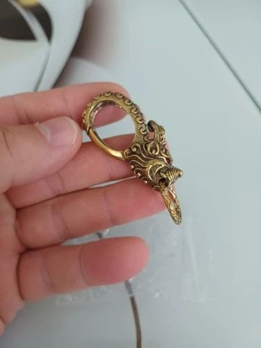 Other Red Eyes Dragon Keyring Car Keychain Brass Holder Hanging Size ONE SIZE - 7 Thumbnail