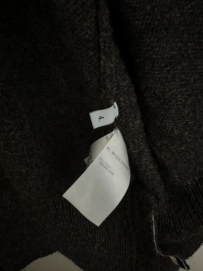 Thom Browne Thom Browne Wool knit cardigan Size US XL / EU 56 / 4 - 4 Thumbnail