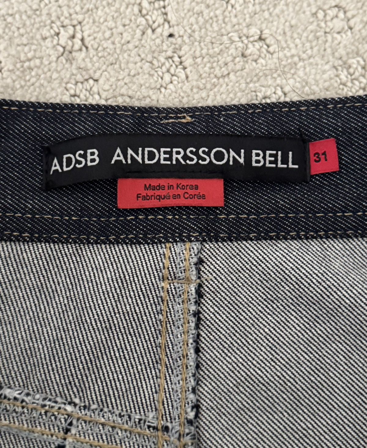 Andersson Bell ADSB Andersson Bell Indigo Patchwork Runway Denim Jeans Size US 31 - 8 Thumbnail
