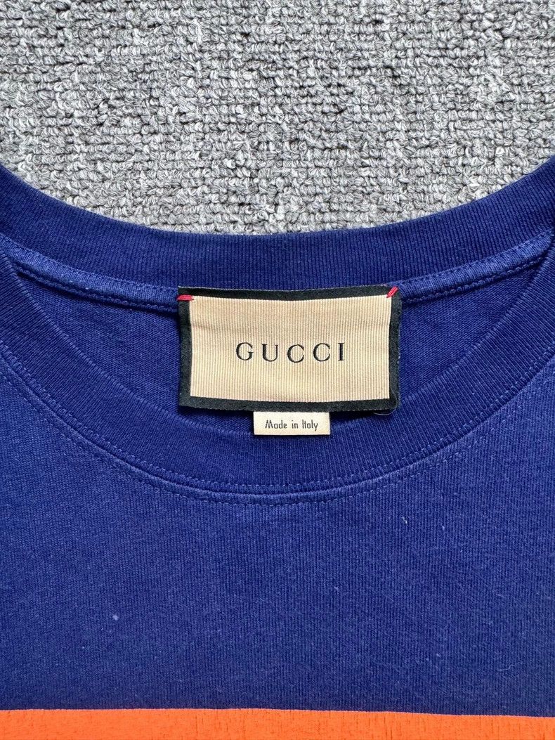 Gucci Gucci Blue interlocked logo short-sleeved T-shirt Size US S / EU 44-46 / 1 - 4 Thumbnail