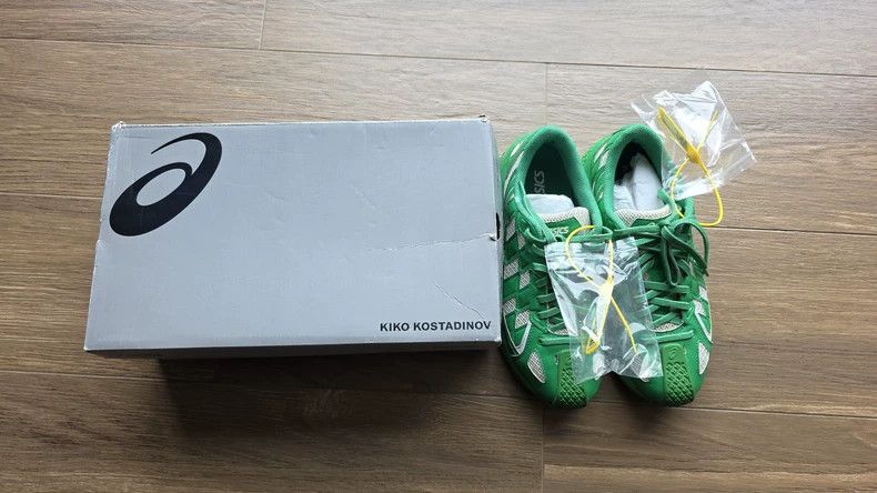 Kiko Kostadinov KIKO KOSTADINOV Asics Gel-Kiril White Green Sports Shoes 2 Size US 9.5 / EU 42-43 - 2 Thumbnail