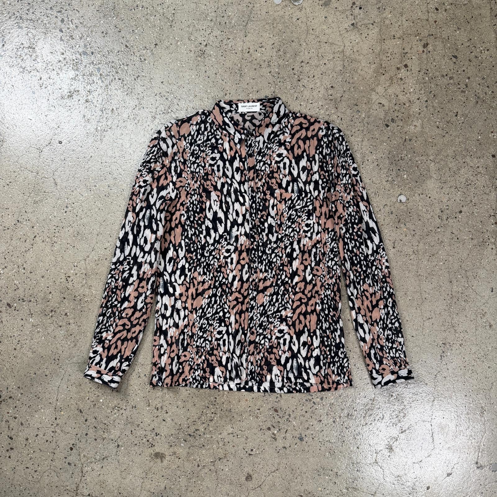Saint Laurent Cheetah Shirt