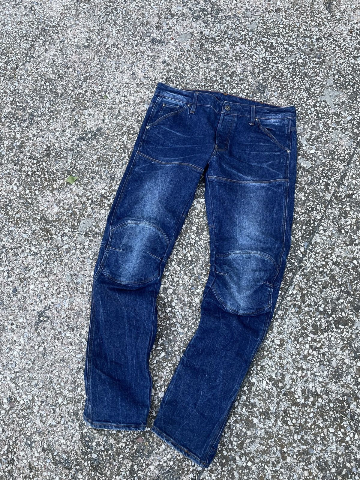 G-Star × Vintage Vintage G Star Raw distressed jeans slim fit Size US 33 - 7 Thumbnail