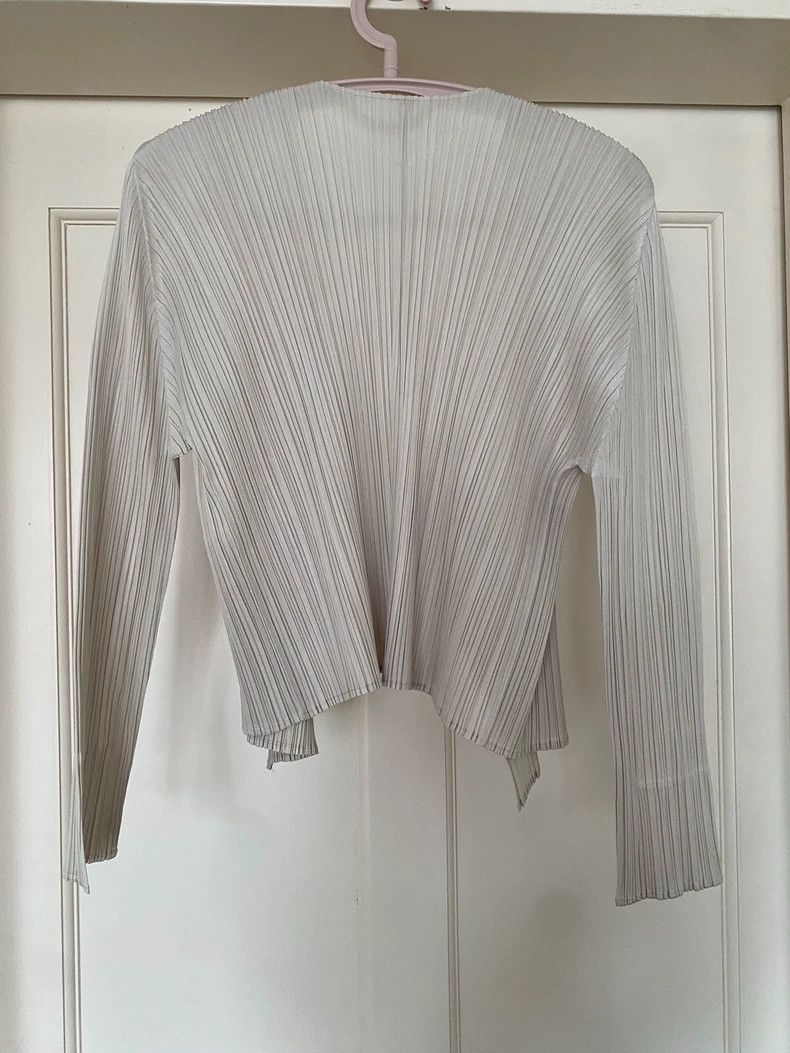 Issey Miyake issey miyake size:3 Beige cardigan 2505-Nextarrow Size XXS / US 00 / IT 34 - 3 Thumbnail