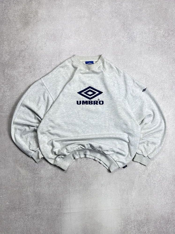 Vintage 90s Umbro Big Logo Boxy Sweatshirt L