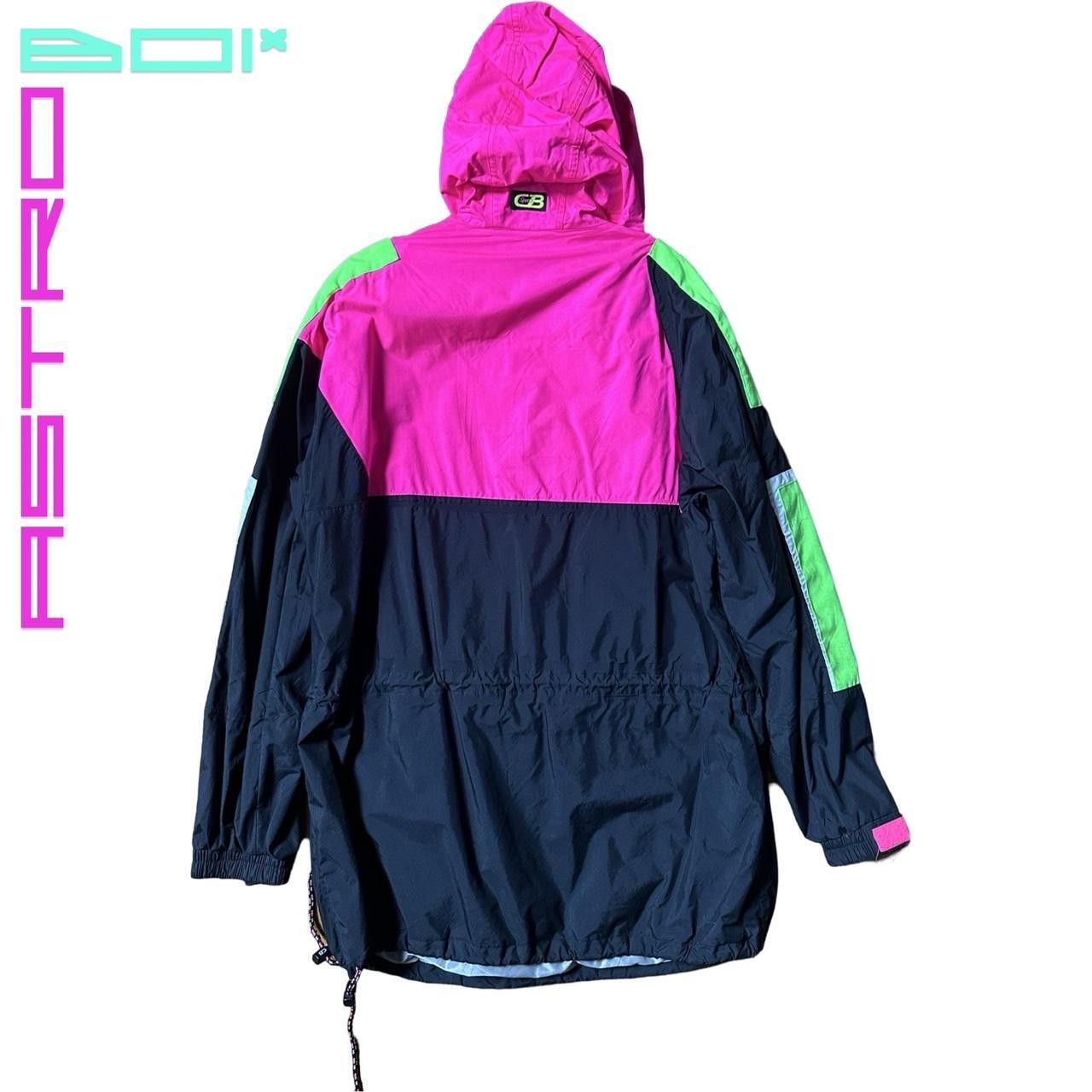 Vintage Vintage APLS Apres Ski Pink & Green Neon Ski Jacket - XL Size US XL / EU 56 / 4 - 4 Thumbnail