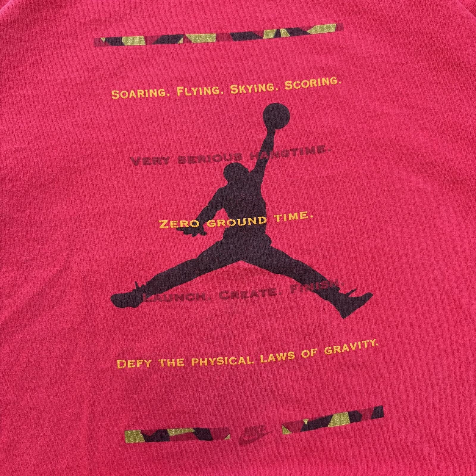 Nike Vintage 90s Nike Michael Jordan Soaring Flying Scoring Shirt Size US S / EU 44-46 / 1 - 2 Thumbnail