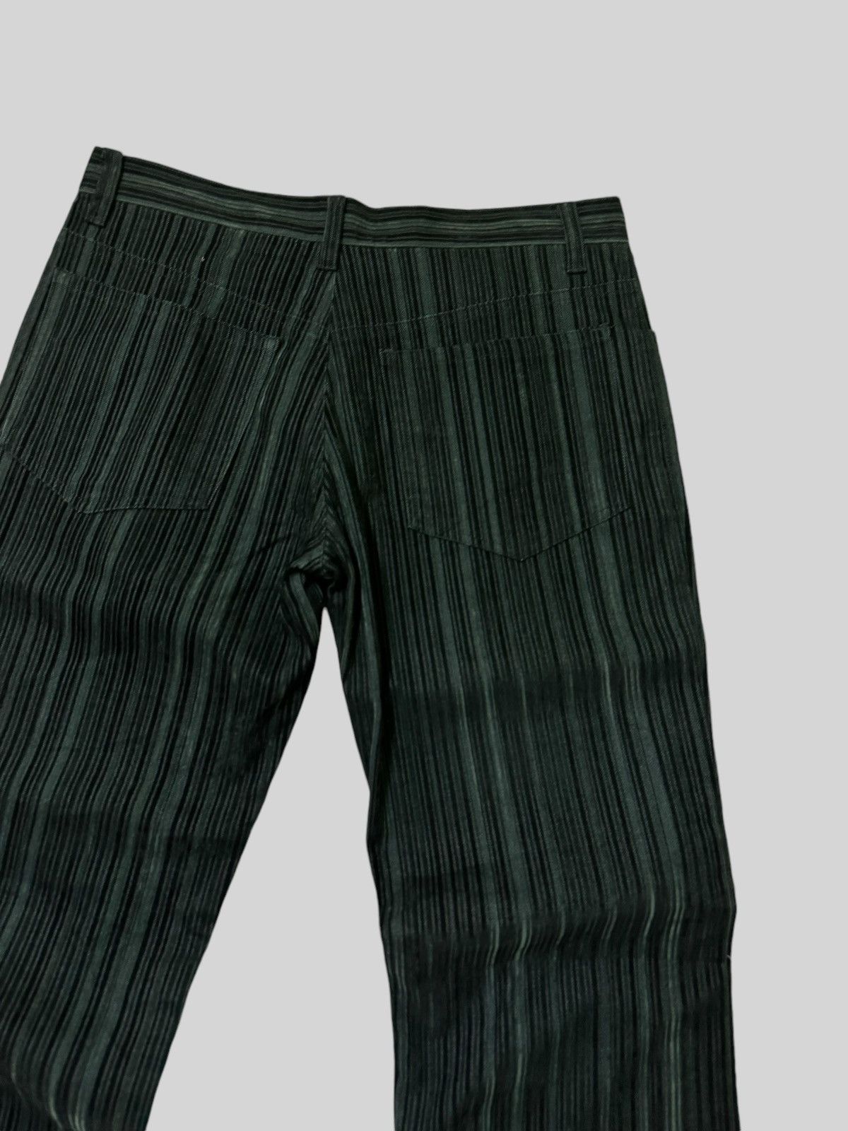 If Six Was Nine × Japanese Brand × Tornado Mart TESS 3 HIRO VELVET STRIPES FLARED PANTS Size US 30 / EU 46 - 10 Thumbnail
