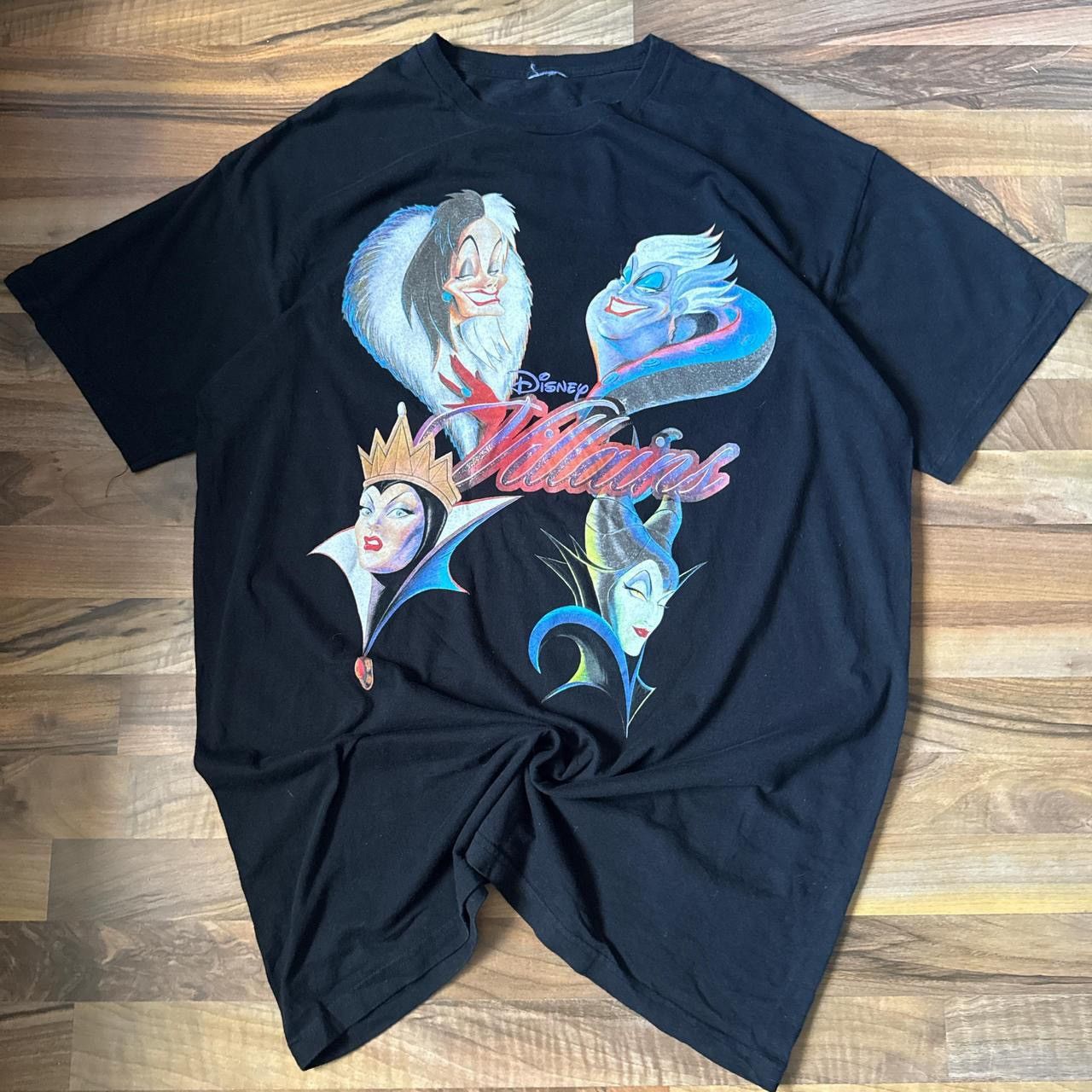 Vintage 90s Disneys Villans T-shirt Black Men’s XXL