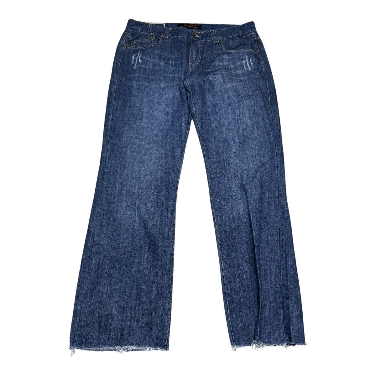 Rock & Republic Rock & Republic Embroidered Pocket Blue Jeans Men’s 36x31.5 Size US 36 / EU 52 - 5 Thumbnail