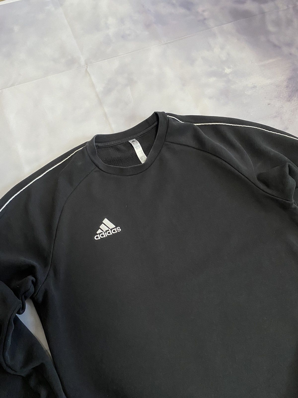 Adidas × Vintage Vintage Adidas Core 18 Fleece Sweatshirt Black Size US M / EU 48-50 / 2 - 4 Thumbnail