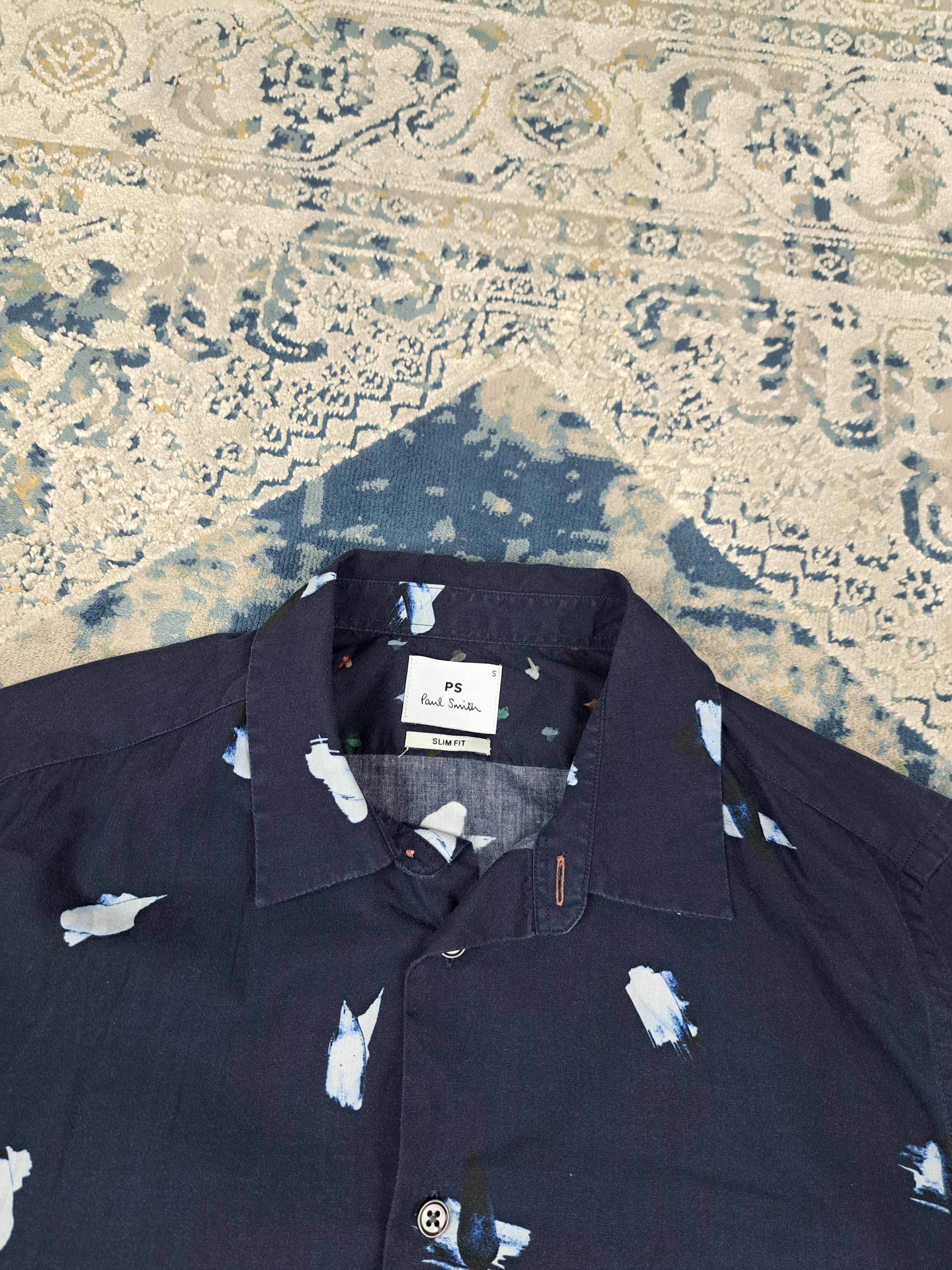 Paul Smith Paul Smith Abstract Graphic Art All Over Print Button Shirt Size US S / EU 44-46 / 1 - 2 Thumbnail