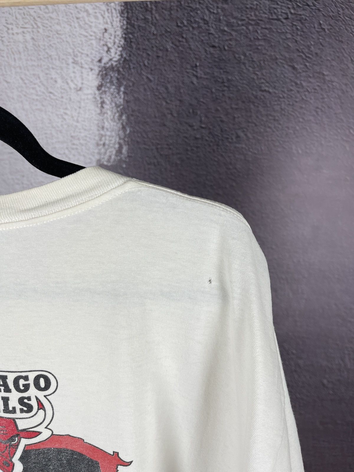NBA Starter Vintage 90s Chicago Bulls “I love this team” tee Size US XL / EU 56 / 4 - 9 Thumbnail