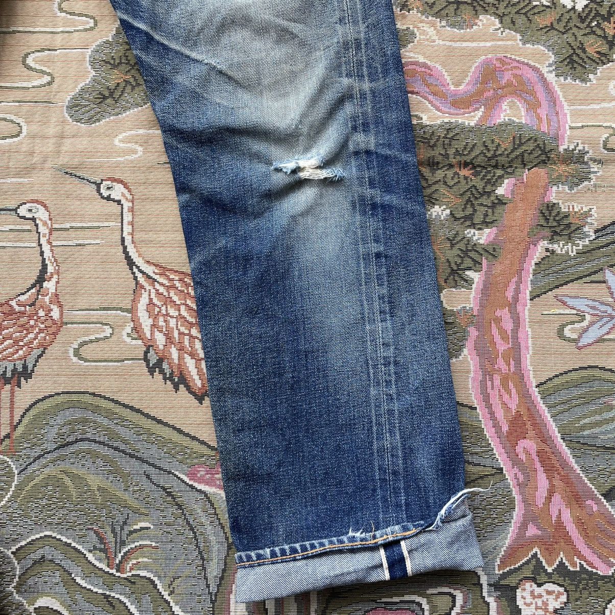 RESOLUTE Thrashed Resolute Selvedge Distressed Jeans Size US 32 / EU 48 - 7 Thumbnail