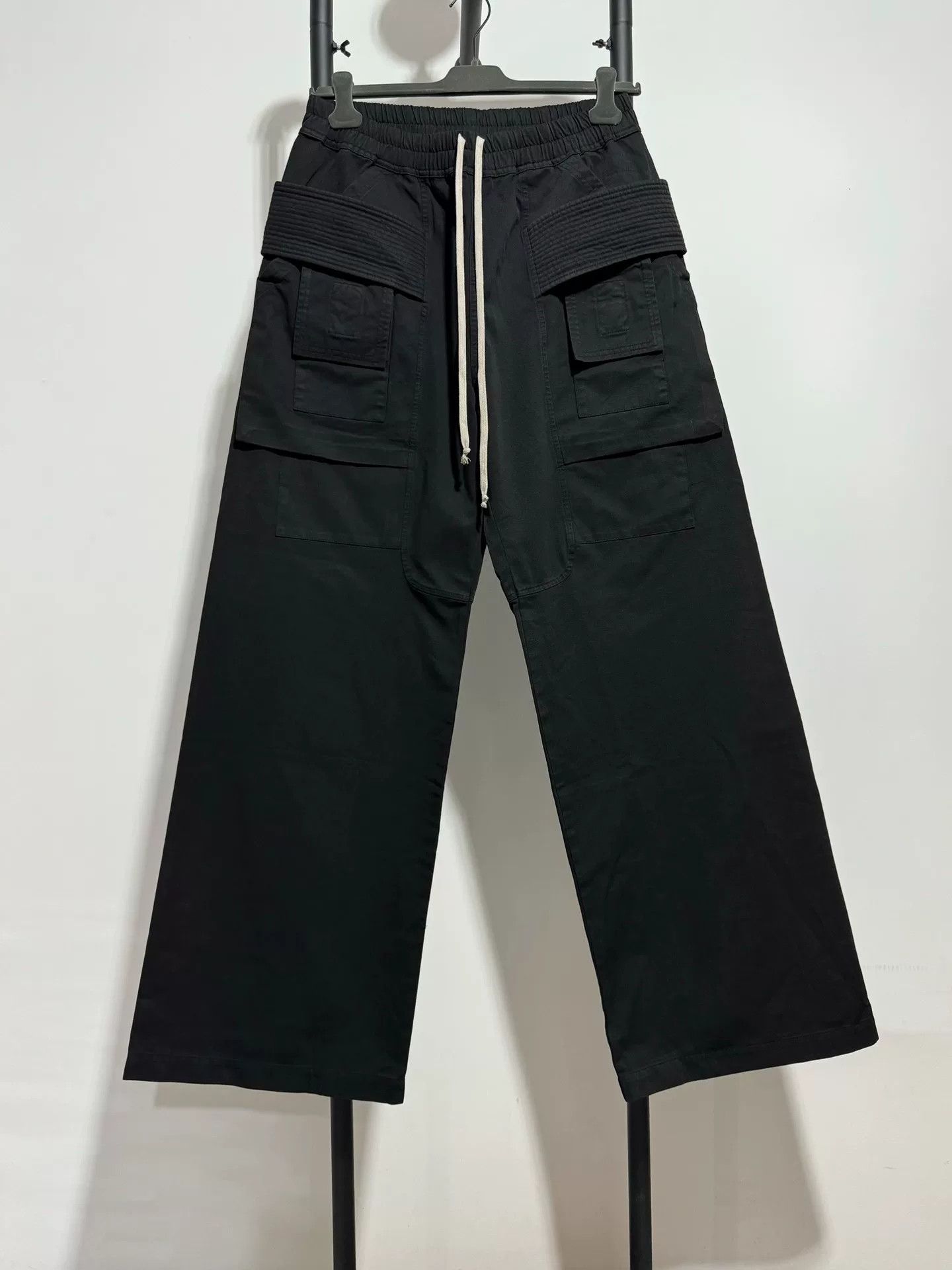 Rick Owens rick owens ro double ring wide leg pants Size US 31 - 1 Thumbnail