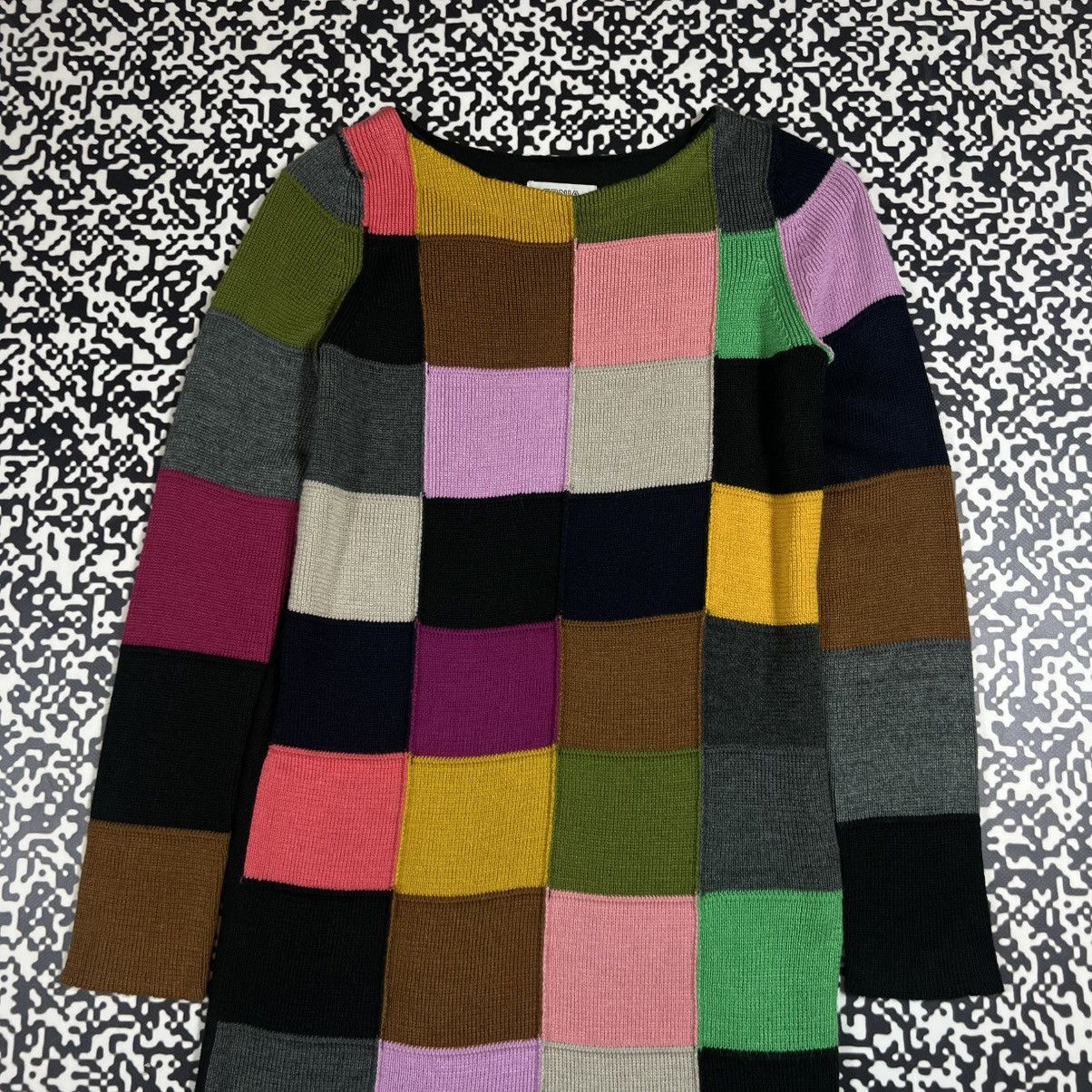 Sonia Rykiel Vintage Y2K Sonia Rykiel Patchwork Japanese Style Mini Dress Size M / US 6-8 / IT 42-44 - 5 Thumbnail