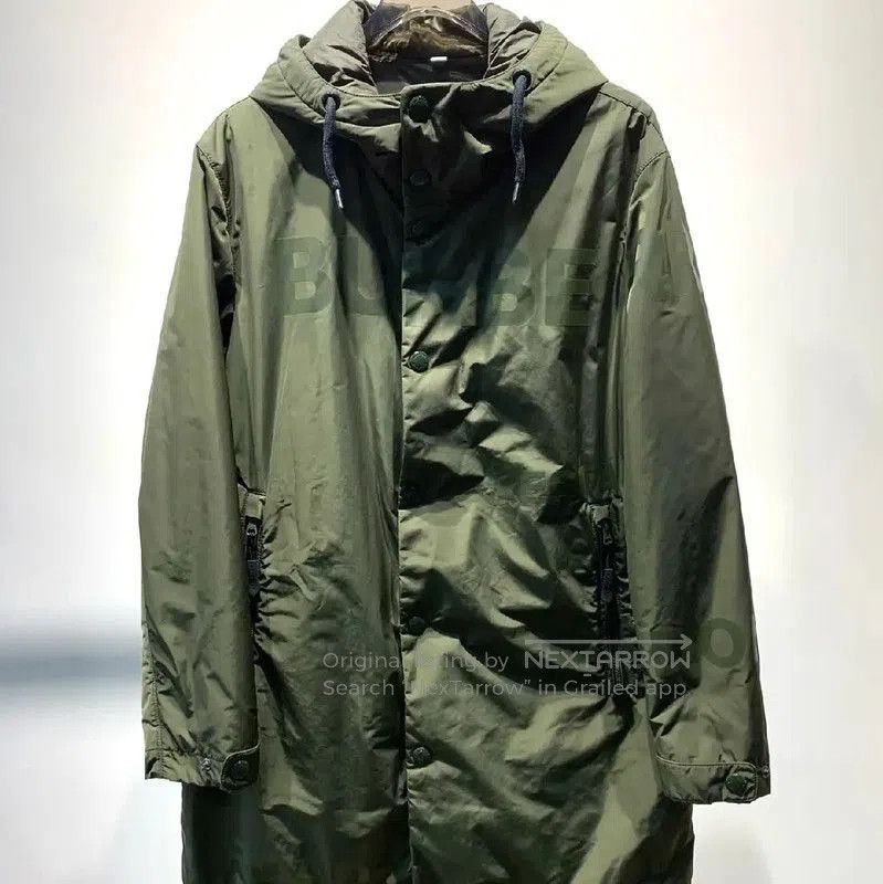 Burberry Burberry Men's Military Green Nylon Down Jacket. Size US M / EU 48-50 / 2 - 1 Thumbnail