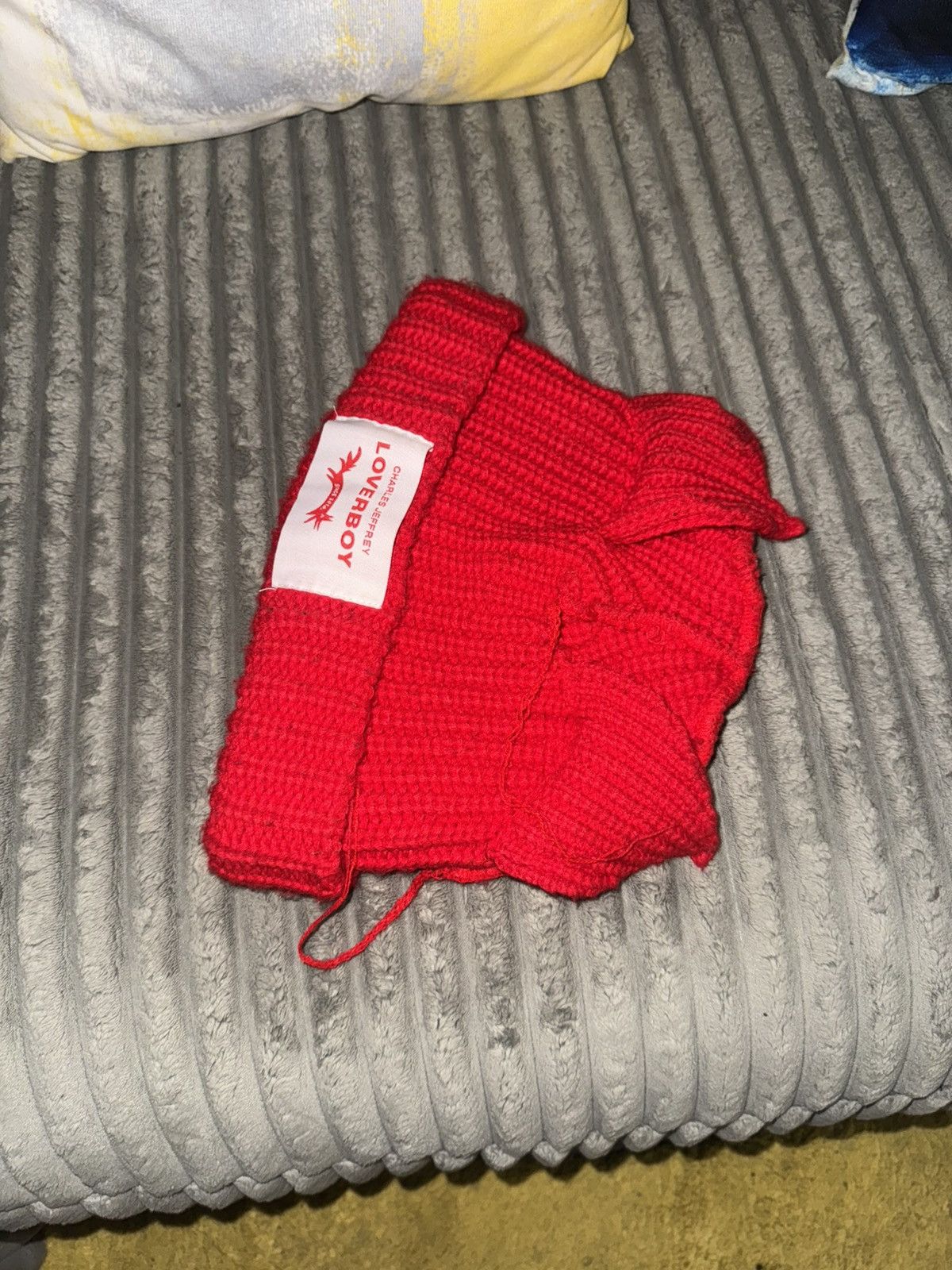 Charles Jeffrey LOVERBOY Charles Jeffrey Loverboy Beanie Red Size 32 - 3 Thumbnail