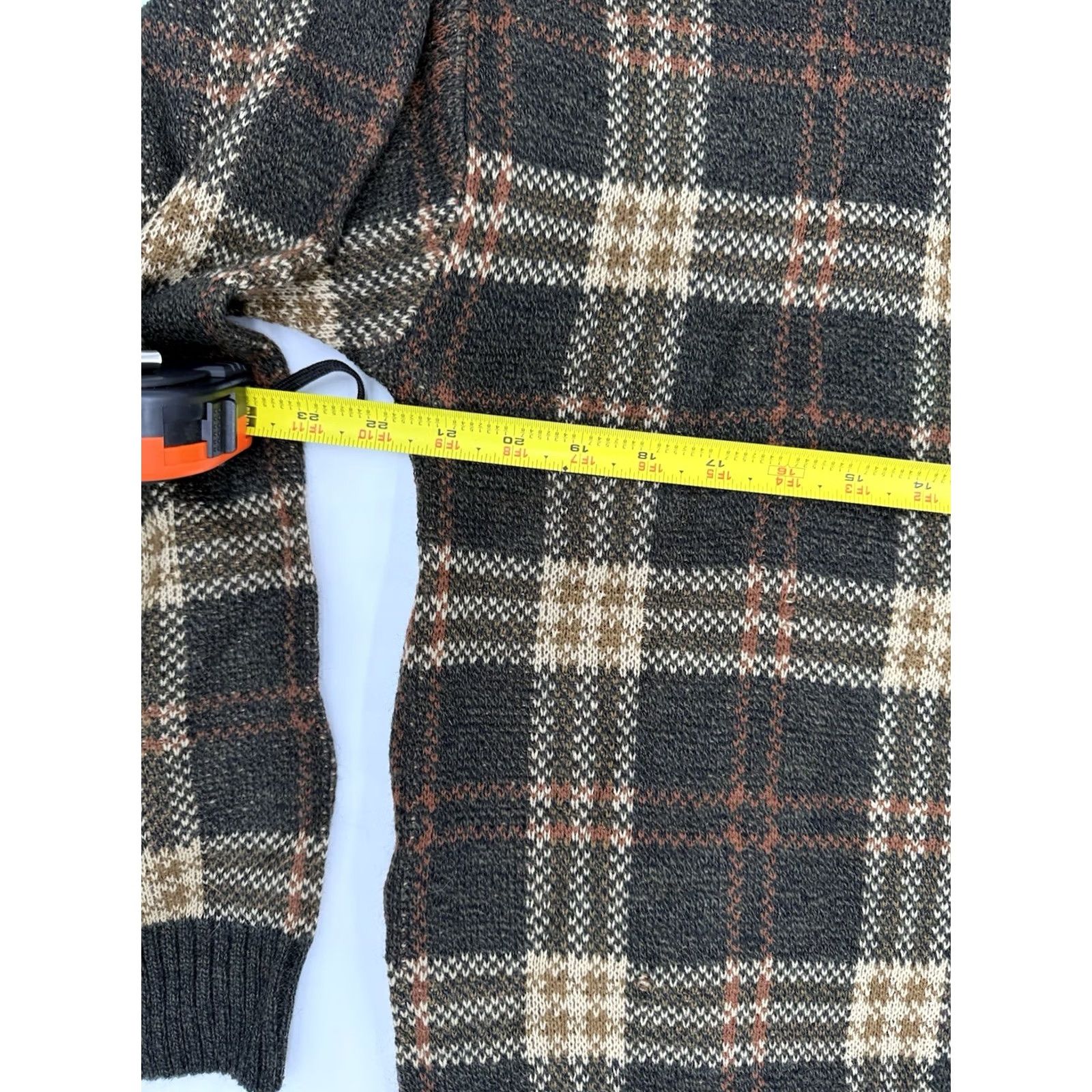 Vintage VINTAGE MunsingWear Men Brown Sweater L Crew Neck Woolless Geometric Waffle-Knit 90s Pullover All Seasons Size US L / EU 52-54 / 3 - 5 Thumbnail