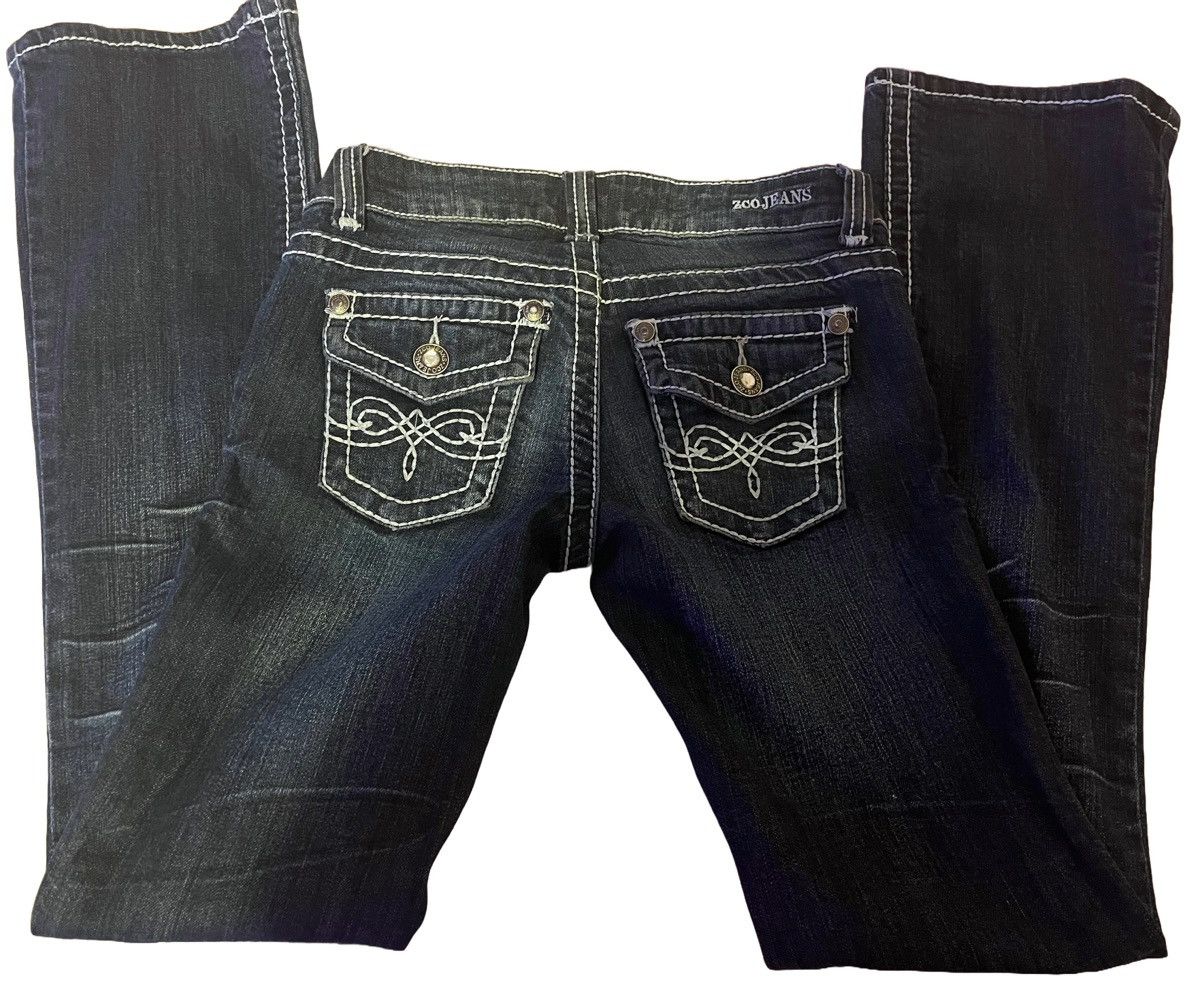 True Religion lowrise y2k flare jeans Size 24" / US 00 / IT 34 - 1 Thumbnail