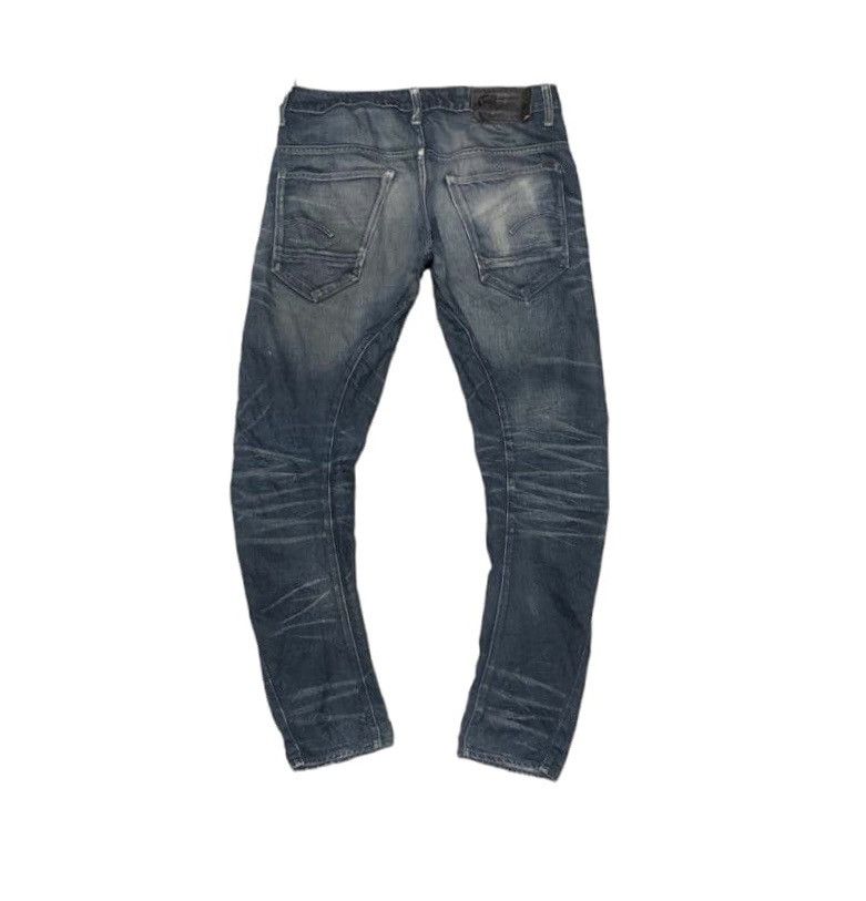 If Six Was Nine G Star Raw Curve Leg Faded Black Jeans Size US 32 / EU 48 - 6 Thumbnail