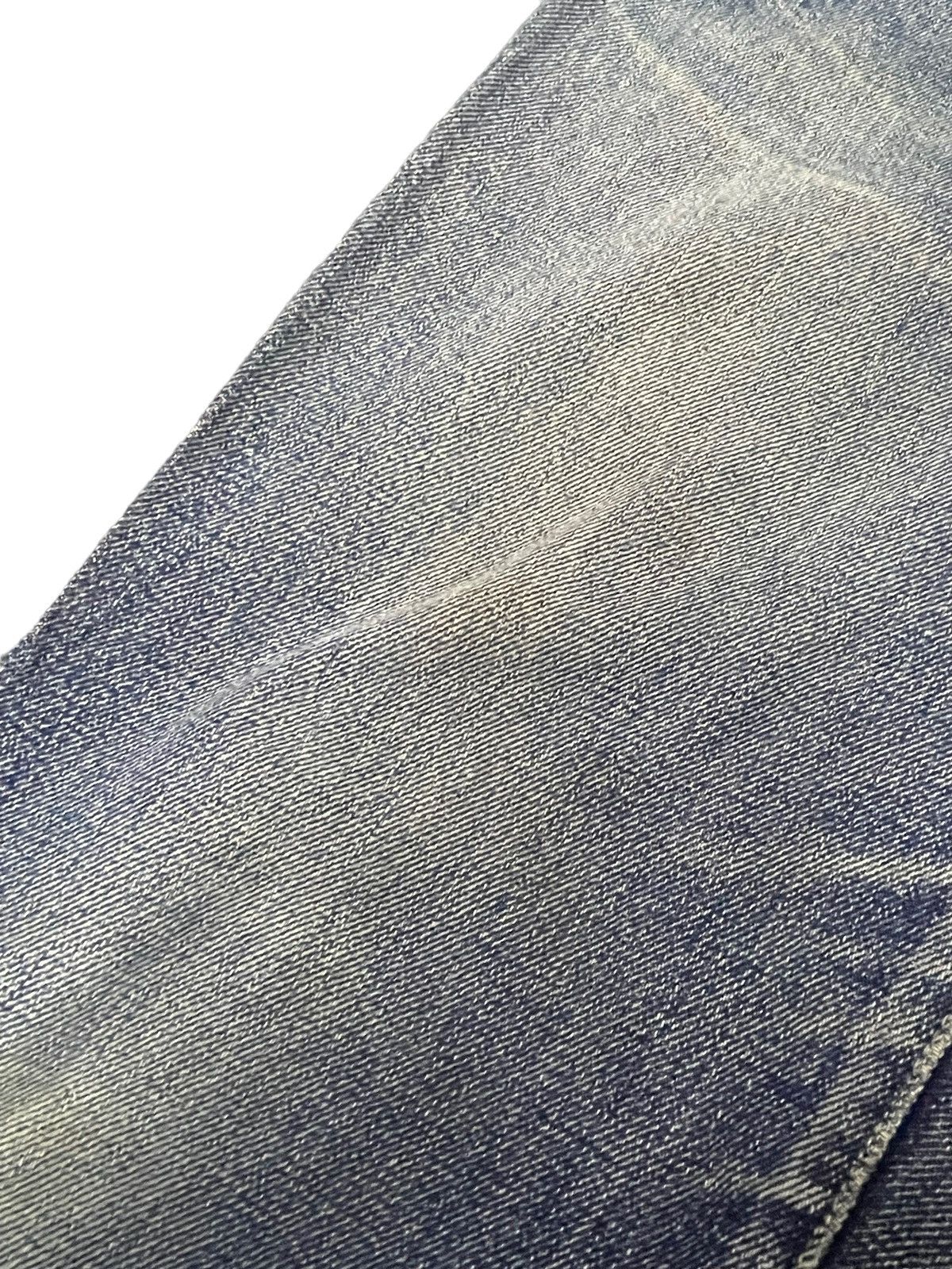 Denime Vintage Denime Orizzonti Selvedge Faded Distresed Denim Size US 30 / EU 46 - 7 Thumbnail
