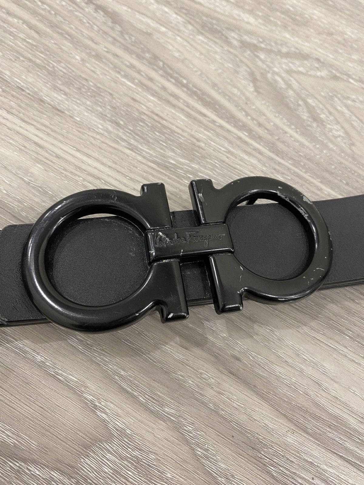 Salvatore Ferragamo Ferragamo Belt Black (replacement strap) Size ONE SIZE - 1 Thumbnail
