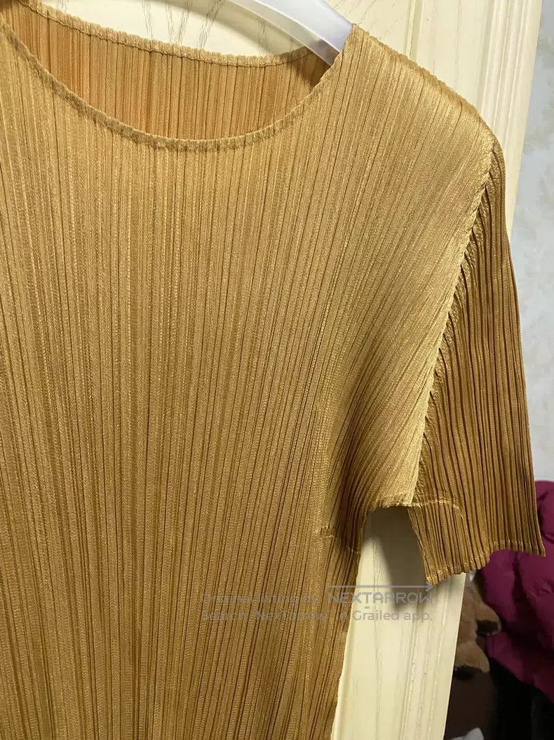 Issey Miyake Issey Miyake Coffee pleated dress Size M / US 6-8 / IT 42-44 - 2 Thumbnail
