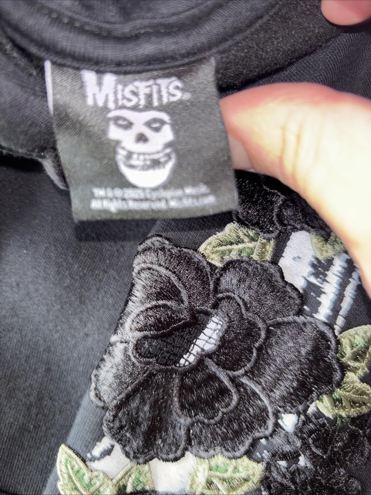 Civil Regime Misfits x Civil Black Roses Hoodie XL New With Tags Size US XL / EU 56 / 4 - 8 Thumbnail