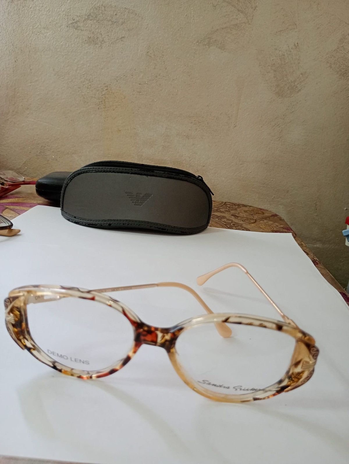 Other Sandra Gruber Vintage Eyeglass Frames Italy Tortoise Size ONE SIZE - 1 Thumbnail