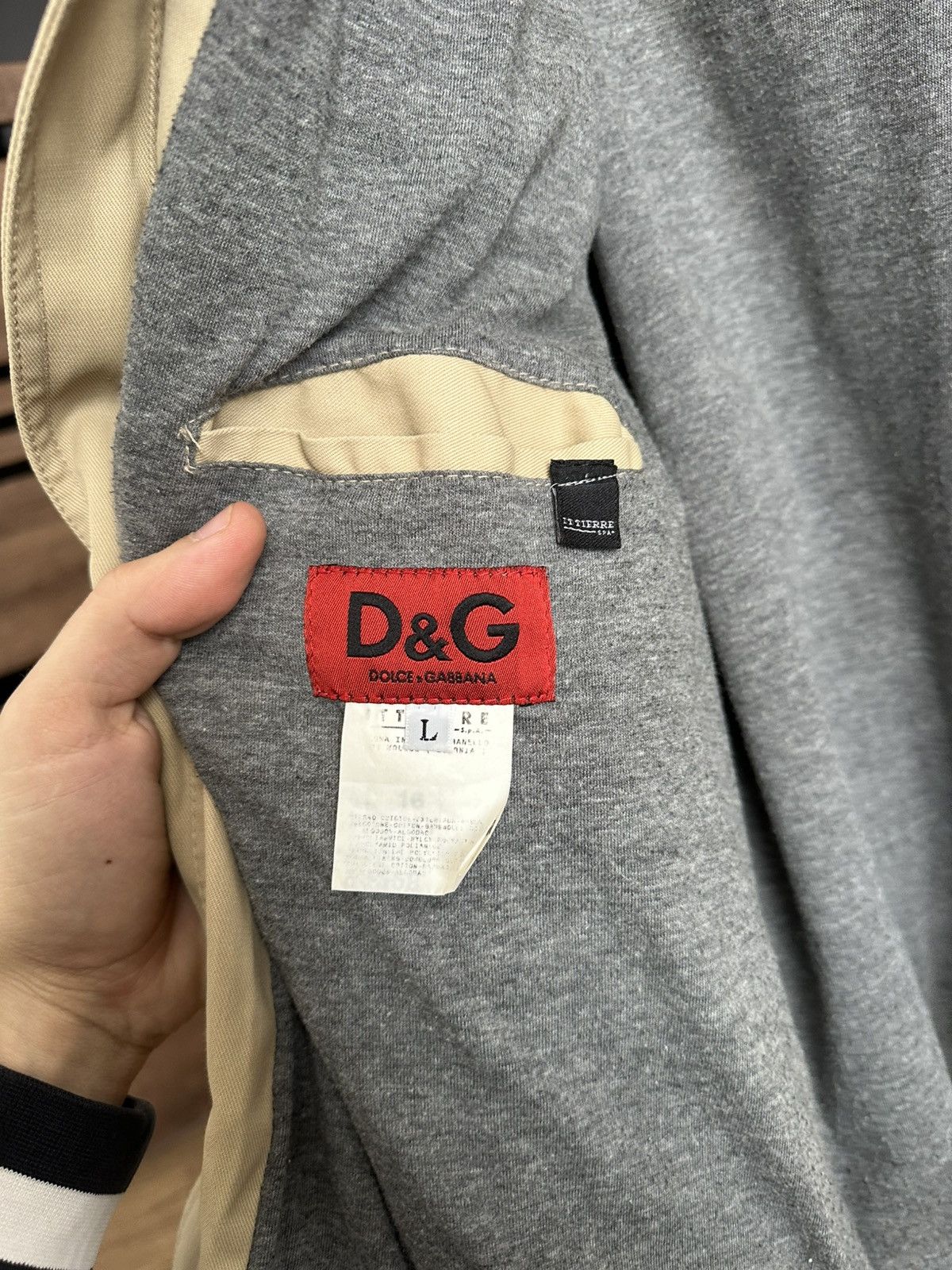 Dolce & Gabbana Dolce & Gabbana Sport D&G Vintage Zip Jacket Cargo 90s Size US L / EU 52-54 / 3 - 11 Thumbnail