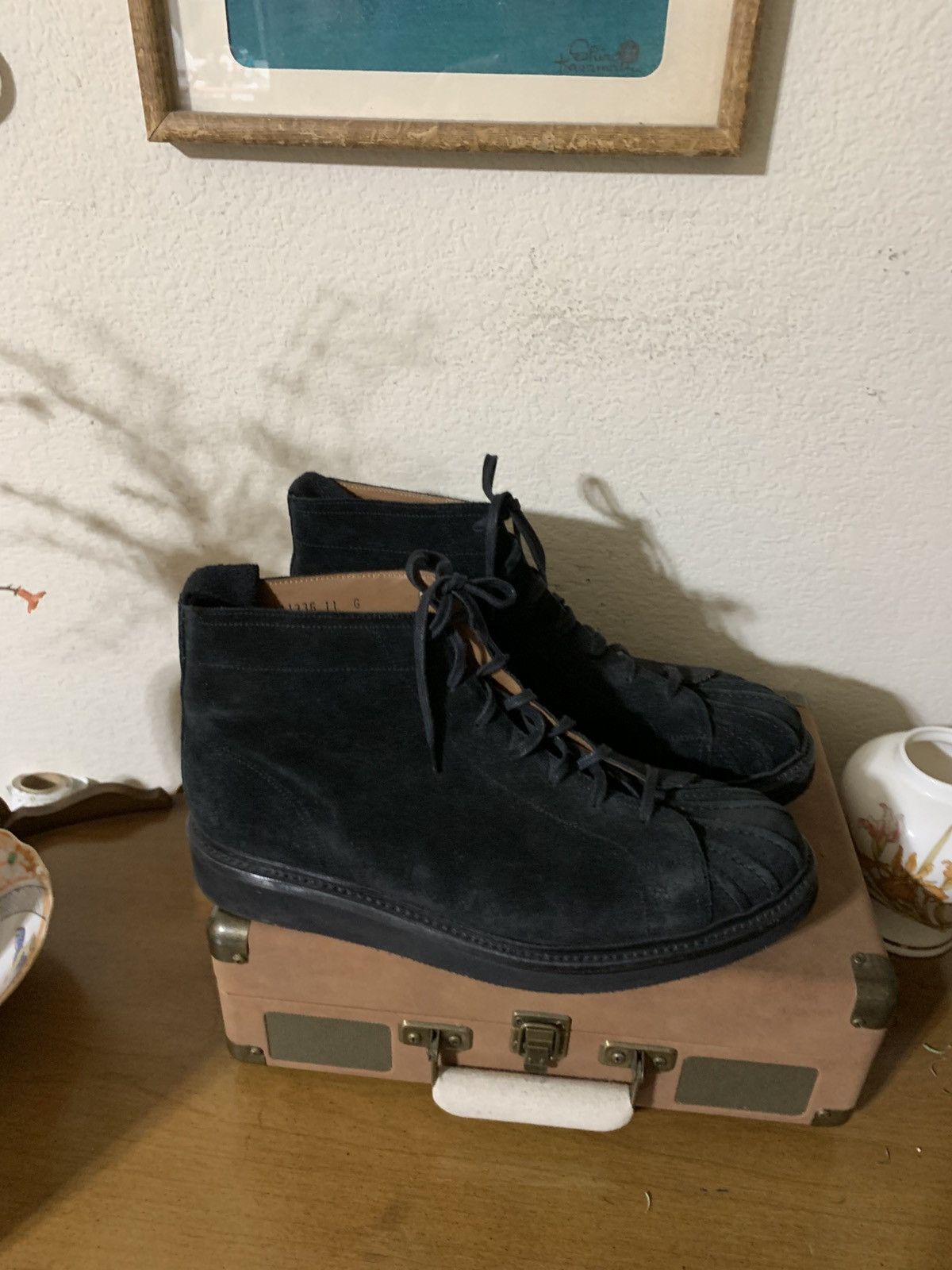Grenson Suede Chunky Ankle boots Size US 11 / EU 44 - 6 Thumbnail