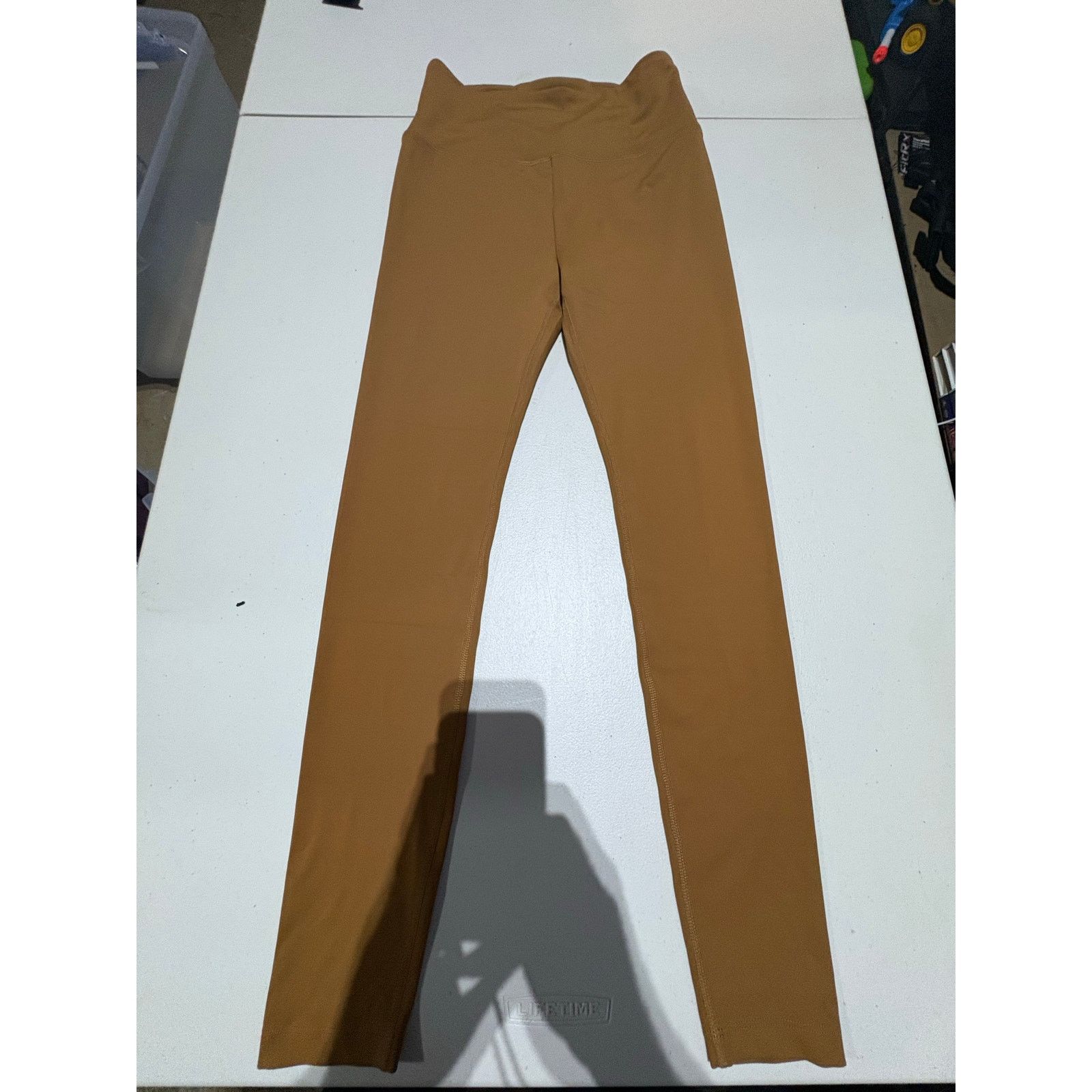 Lou & Grey Lou & Grey Women’s Brown Leggings Size Small Stretch Size 27" / US 4 / IT 40 - 3 Thumbnail