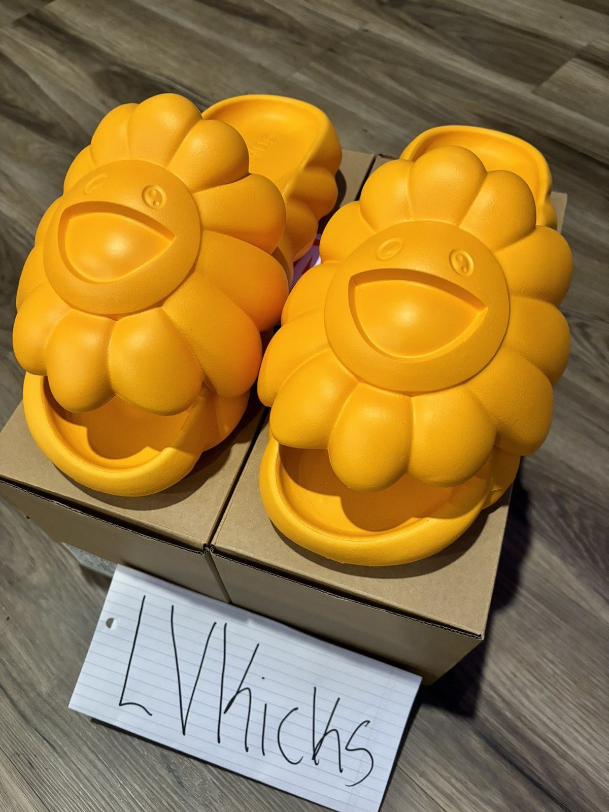 Takashi Murakami Takashi Murakami Ohana Full-Bloom Slide Apricot Size 12 Size US 12 / EU 45 - 1 Thumbnail