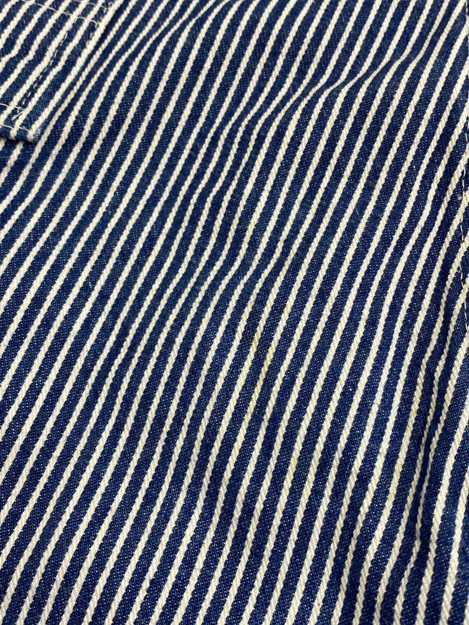Oshkosh Vintage Oshkosh B'Gosh Union Made Striped American Overalls Size US 36 / EU 52 - 19 Thumbnail