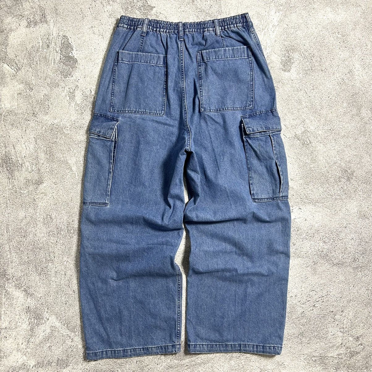 Japanese Brand Vtg y2k Superwide Cargo GU Size US 36 / EU 52 - 13 Thumbnail