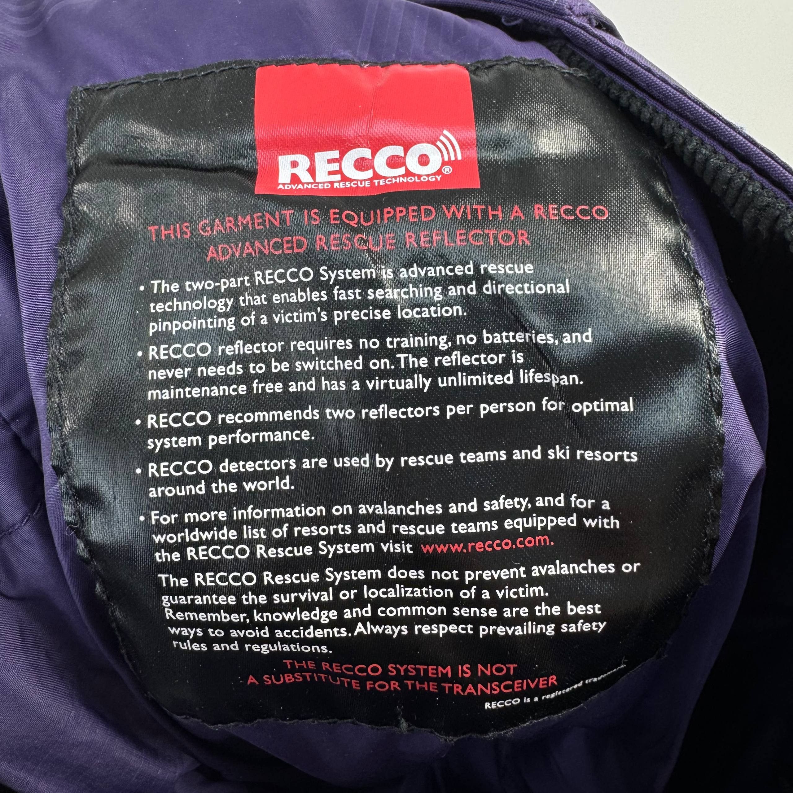 The North Face The North Face HyVent RECCO Purple Ski Snowboard Pants S Size 34" / US 12 / IT 48 - 8 Thumbnail
