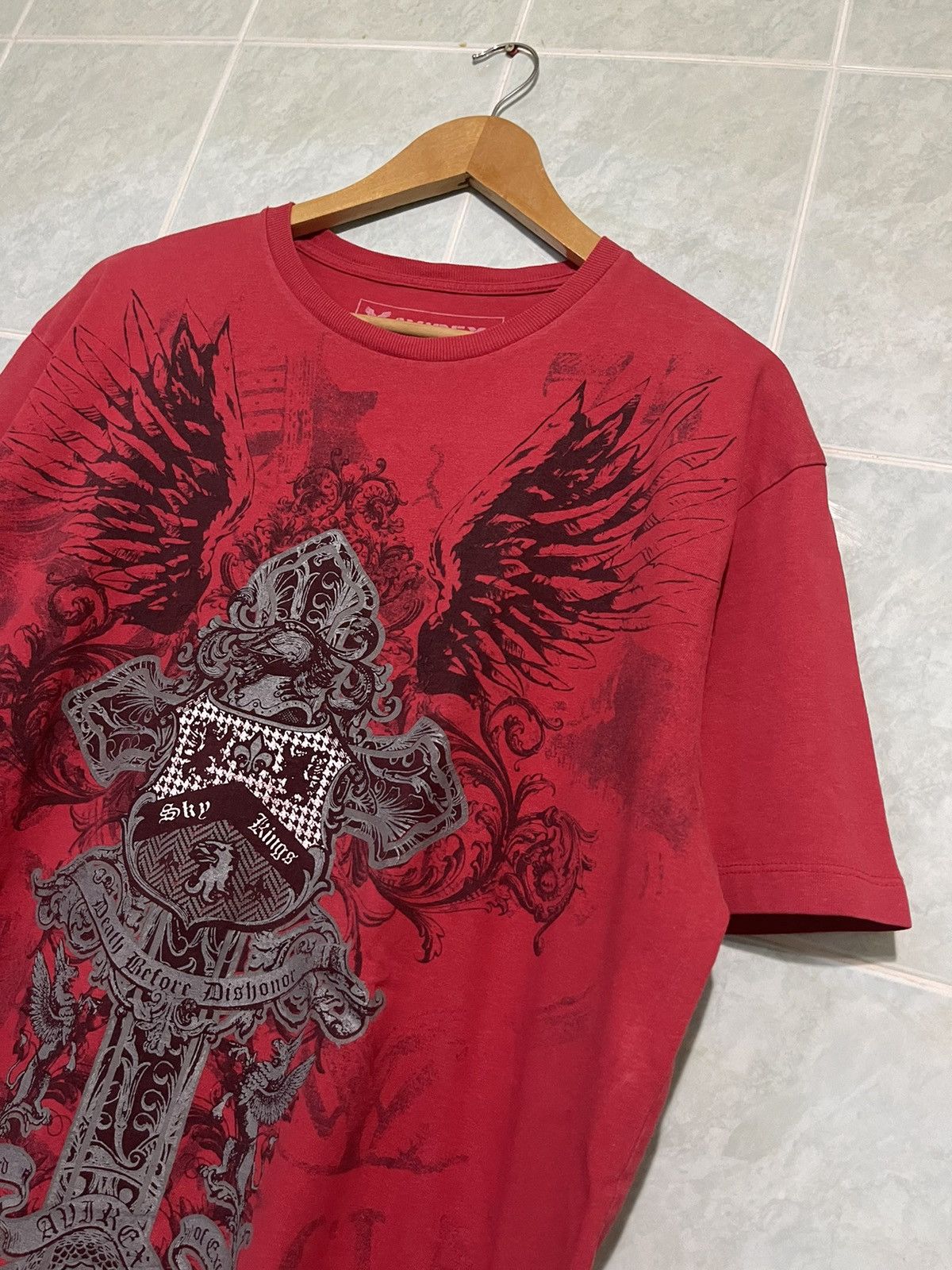 Avirex AVIREX DEATH BEFORE DISHONOR BIG WINGS AFFLICTION STYLE Size US XL / EU 56 / 4 - 3 Thumbnail