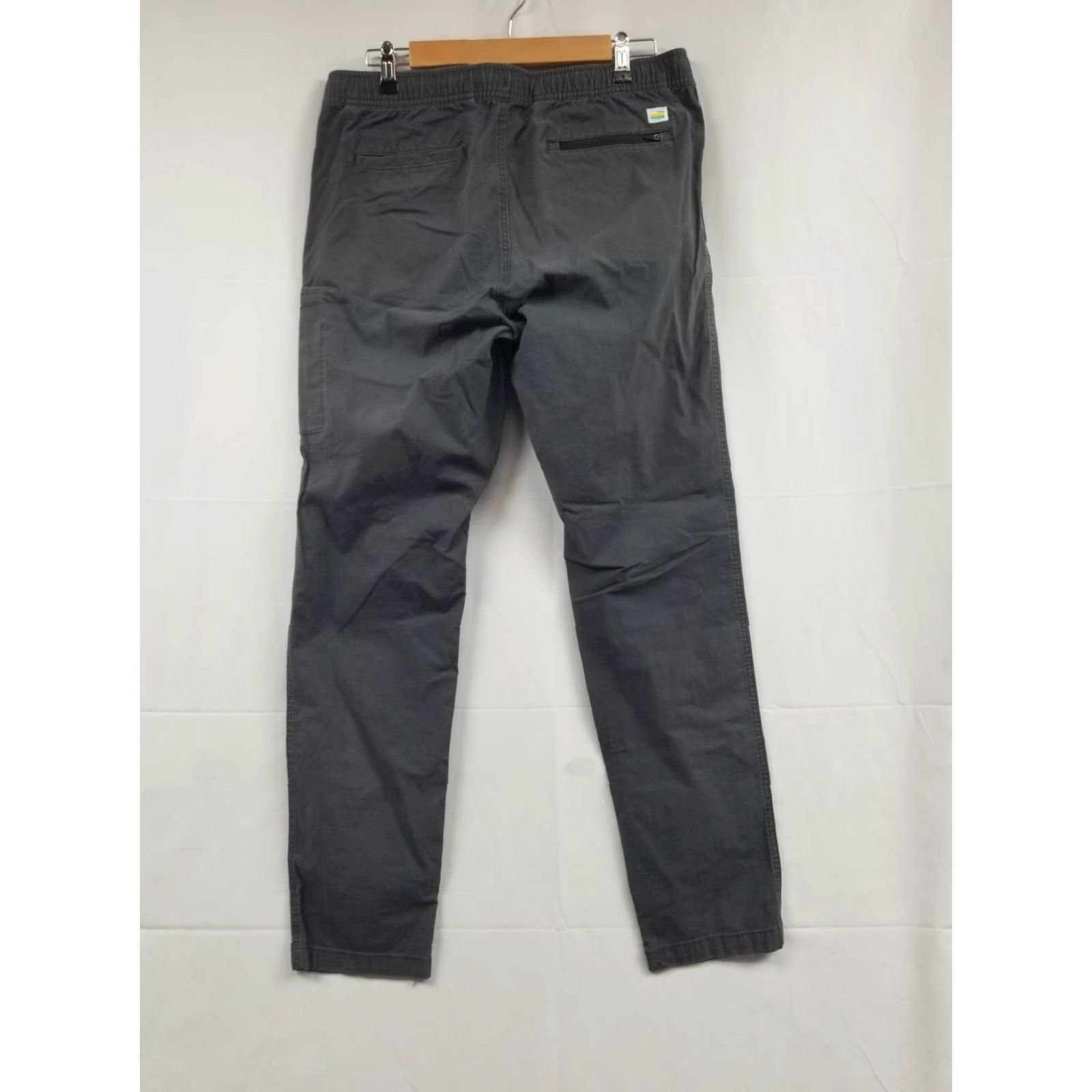 Vuori Vuori Joggers Mens Large Gray Ripstop Climbers Casual Drawstring Stretch See Pic Size ONE SIZE - 2 Thumbnail