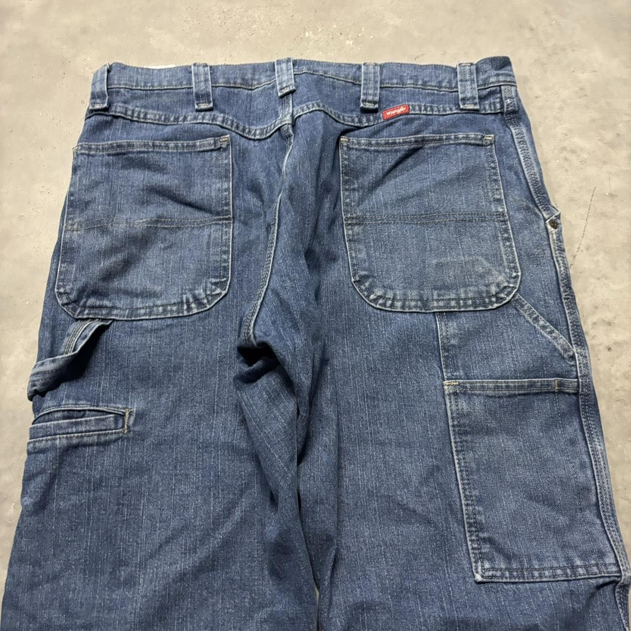 Japanese Brand × Vintage Crazy Vintage Y2K/2000s Grunge Skater Carpenter Denim Jeans! Size US 36 / EU 52 - 7 Thumbnail