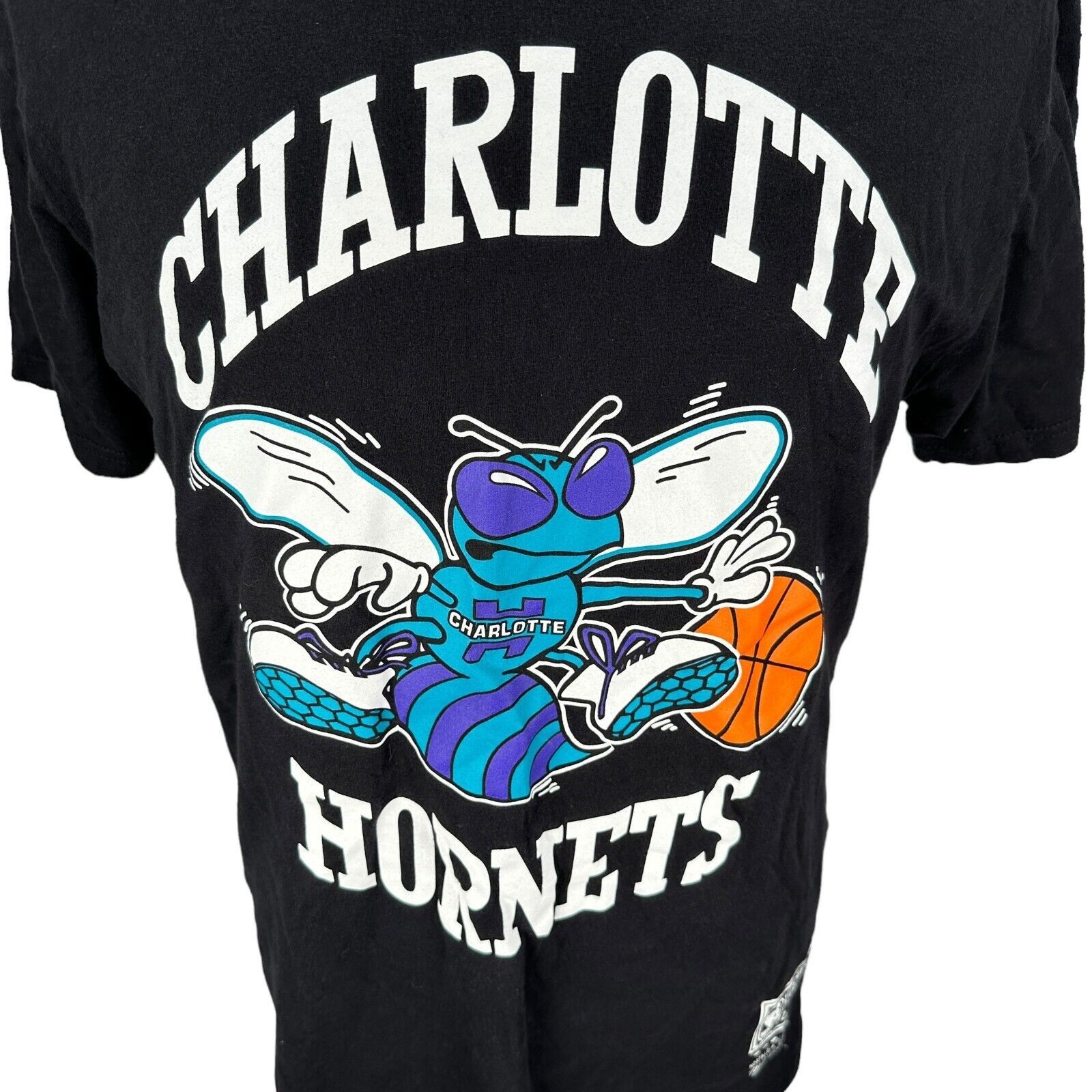 Mitchell & Ness Charlotte Hornets Mitchell & Ness T-Shirt Throwback Men’ L Size US L / EU 52-54 / 3 - 2 Thumbnail