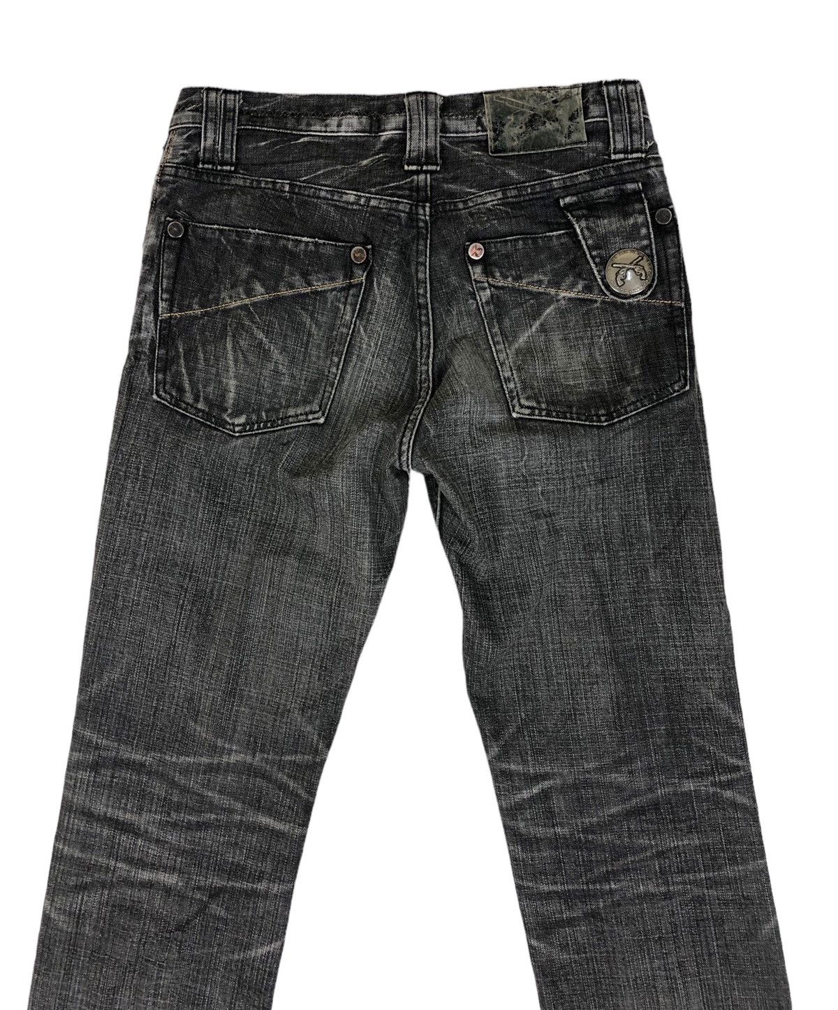 Japanese Brand Roar Guns Crosss Sword Black Denim Jeans Size US 30 / EU 46 - 9 Thumbnail