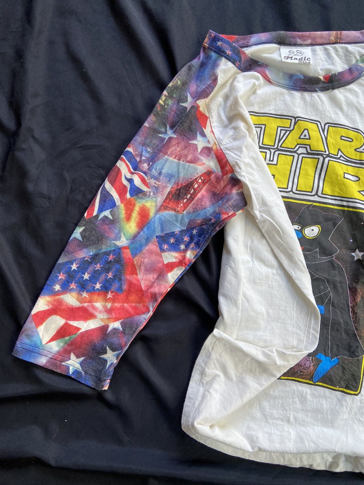 Japanese Brand STAR SHIR GO GO PLANET RAGLAN TEE Size US M / EU 48-50 / 2 - 6 Thumbnail