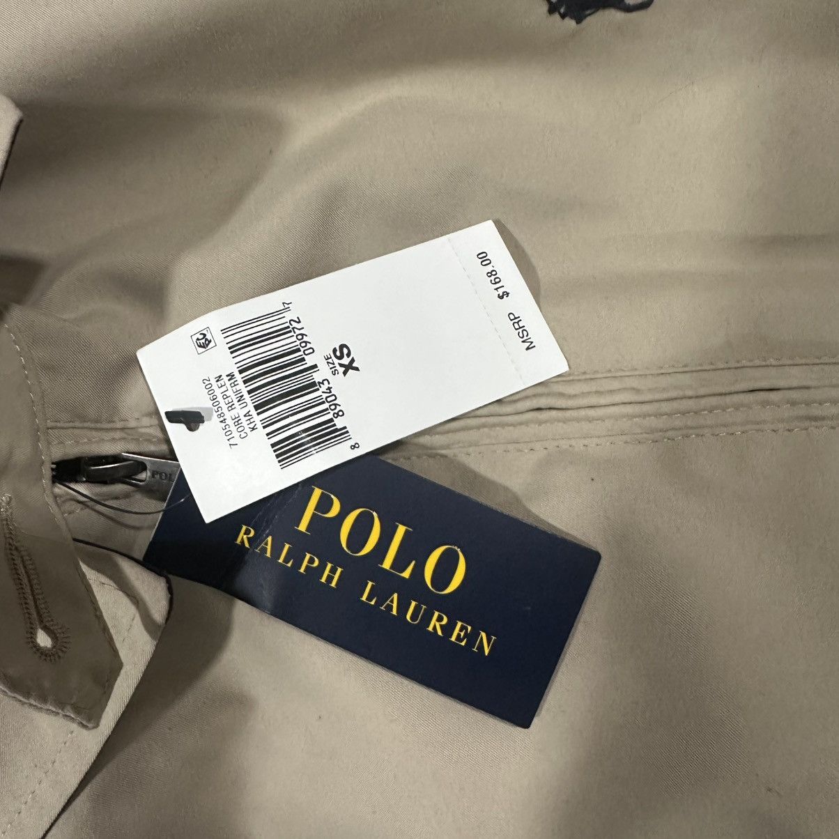Polo Ralph Lauren Cream Polo Ralph Lauren Zipup Size US XS / EU 42 / 0 - 3 Thumbnail