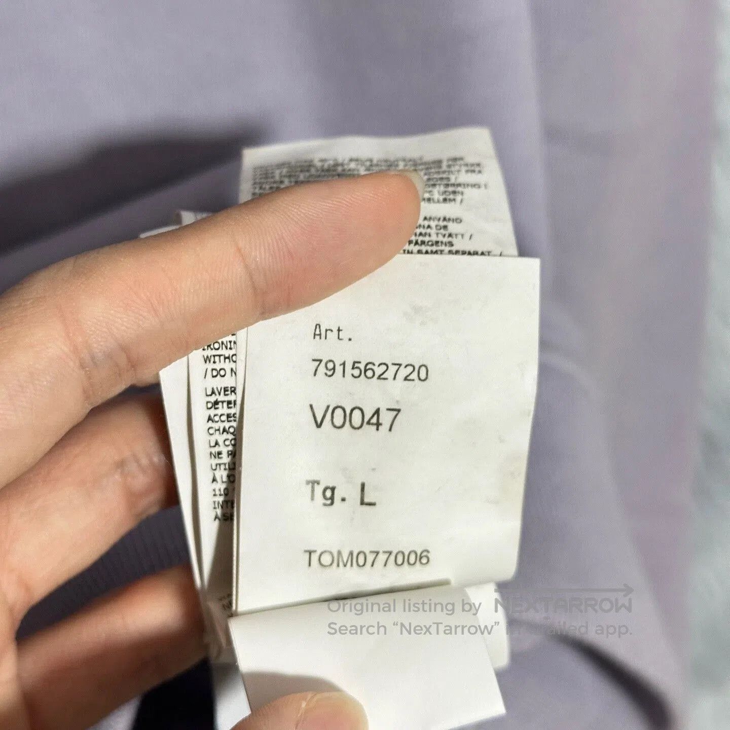 Stone Island stone island half-zip pullover in light purple. Size US L / EU 52-54 / 3 - 8 Thumbnail
