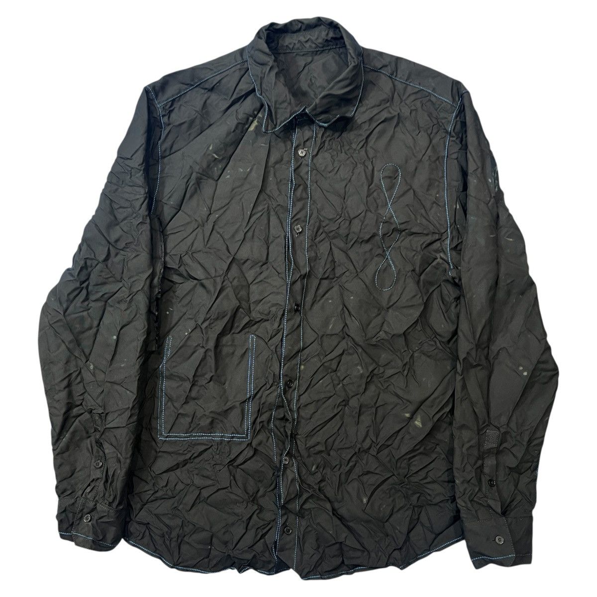 KANGHYUK KANGHYUK 2019SS COLLECTION 5 Crinkled Nylon Shirt Size US L / EU 52-54 / 3 - 1 Thumbnail
