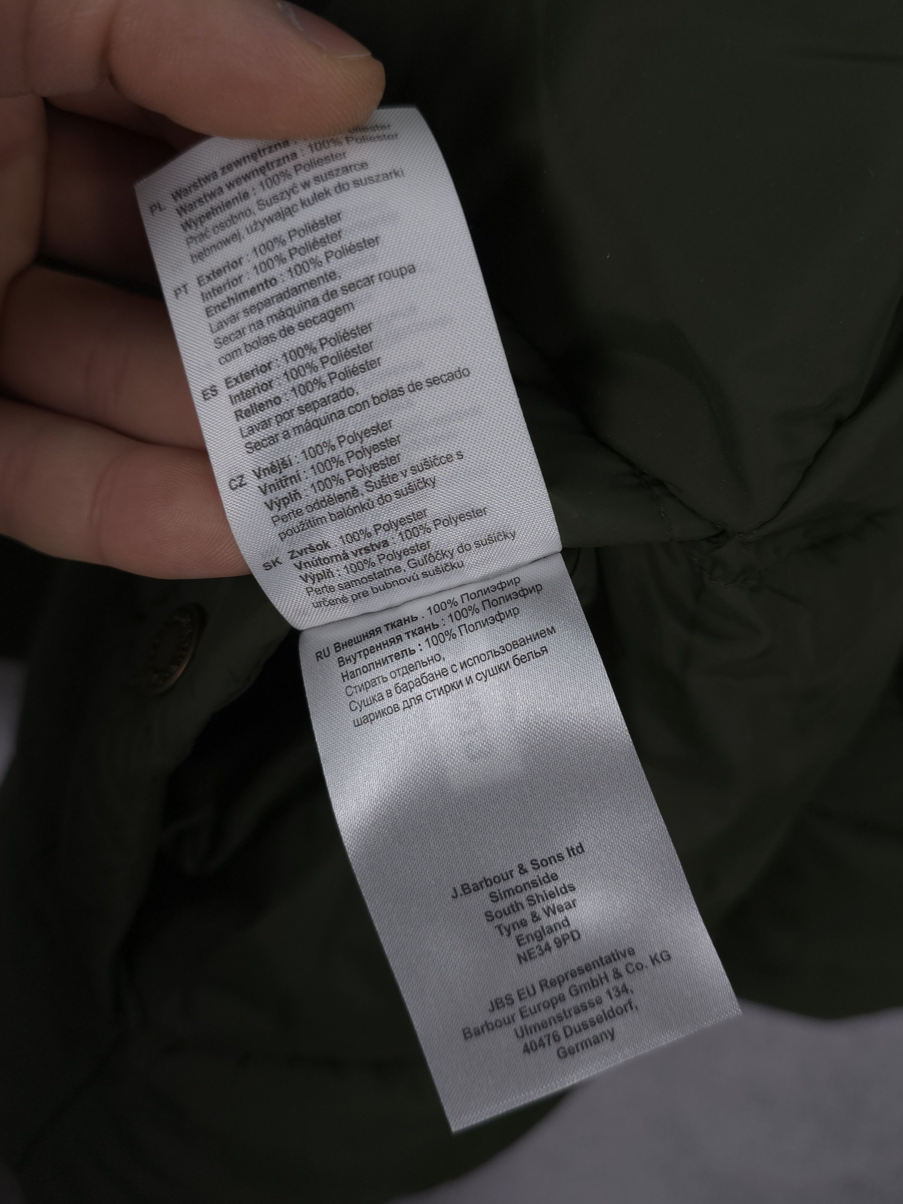 Barbour Barbour Quilted Hinton jacket fibredown XXL women khaki Size XXL / US 16-18 / IT 52-54 - 13 Thumbnail