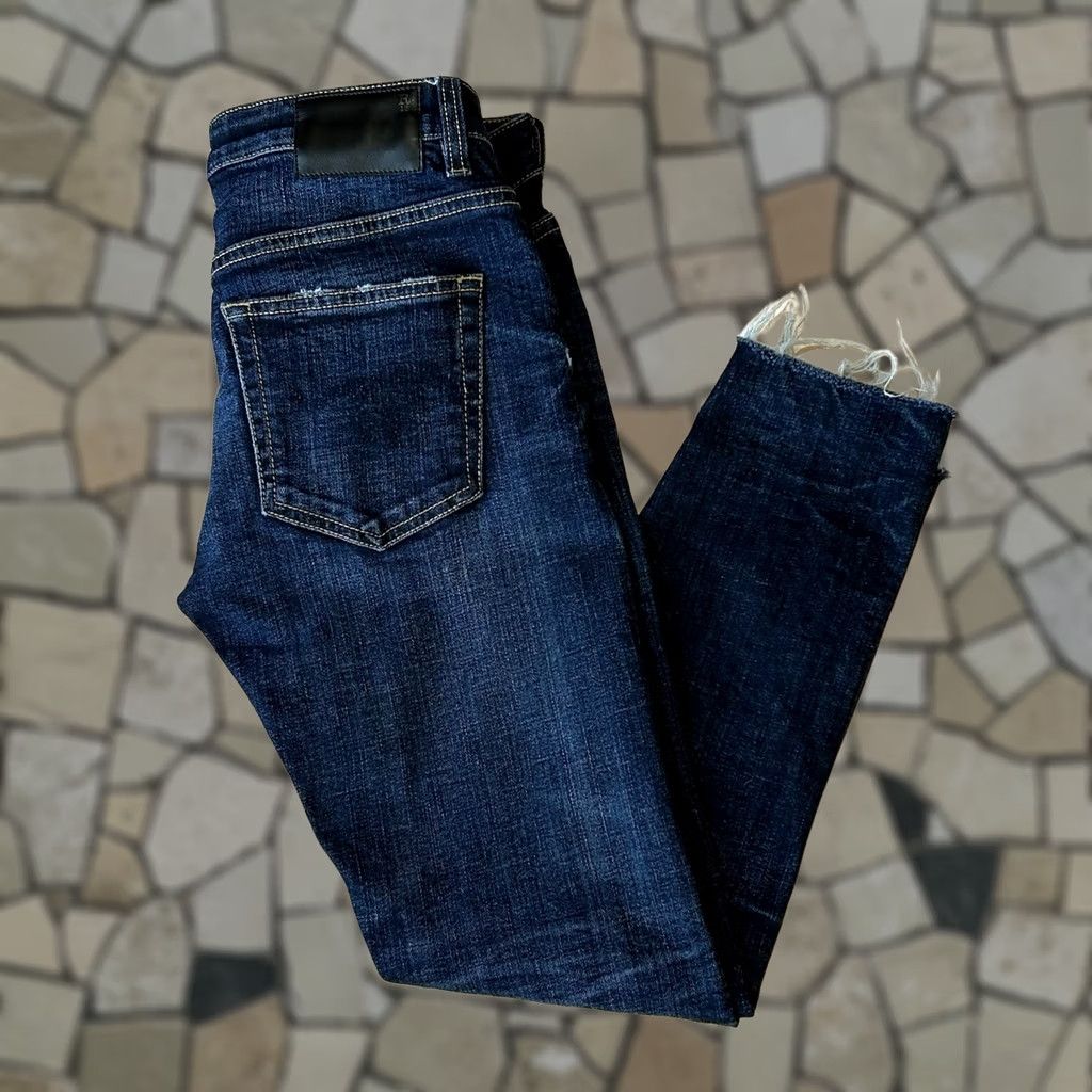 R13 R13 Indigo Denim Blue Jean Skinny Boy Howell Made Italy 27x26 Women’s Size 27" / US 4 / IT 40 - 1 Thumbnail